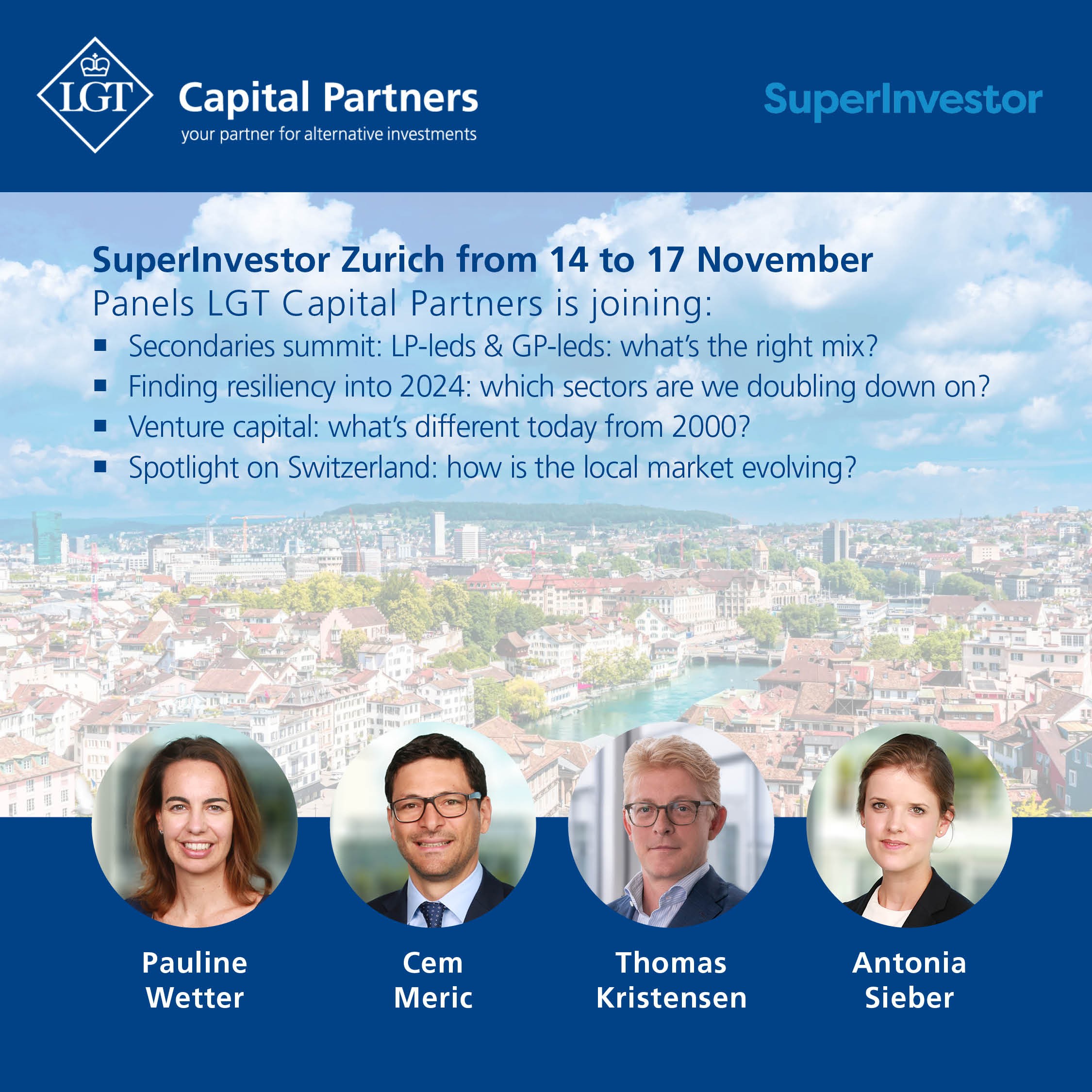 LGT Capital Partners participates in private markets panels at ...